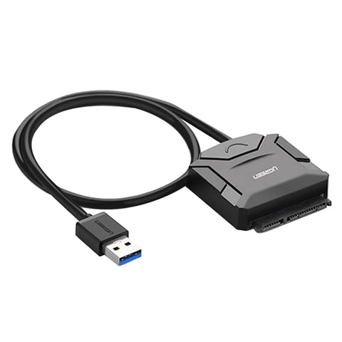 UGREEN Convertitore cavo adattatore USB 3.0 a SATA per disco rigido da 2,5/3,5 pollici HDD e SSD, supporto UASP SATA 3.0, USB 3.0 to SATA