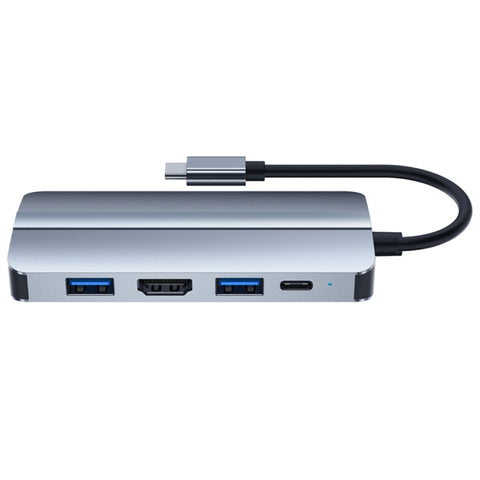 byl-2109-adattatore-hub-docking-station-multifunzione-da-usb-c-tipo-c-a-usb-5-in-1-byl-2109 - immagine 2