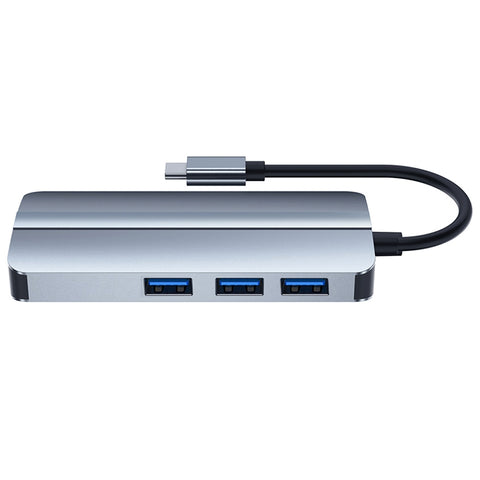 byl-2209-adattatore-hub-docking-station-multifunzione-da-usb-c-tipo-c-a-usb-6-in-1-byl-2209 - immagine 2