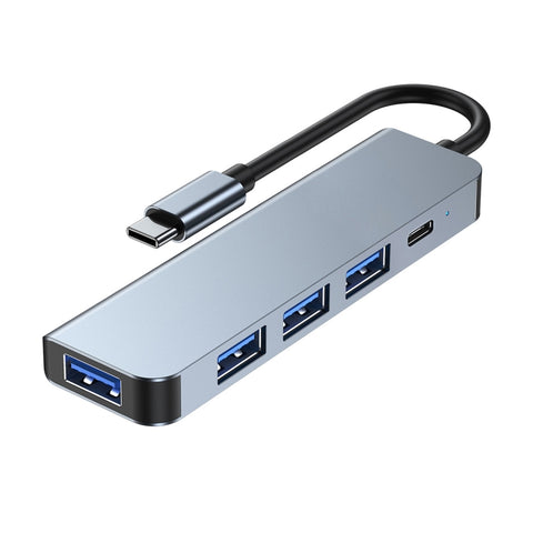 byl-2301-adattatore-hub-docking-station-multifunzione-da-usb-c-tipo-c-a-usb-5-in-1-byl-2301t - immagine 2