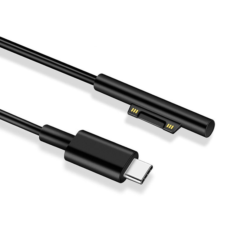 Surface Pro 7/6/5 a USB-C / Type-C Interfacce maschio Cavo adattatore di alimentazione per Microsoft Surface Pro 7/6/5/4/3 / Microsoft Surface Go, Type-C to Microsoft Surface