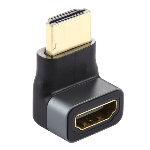 adattatore-hdmi-maschio-a-femmina-a-gomito-90-gradi-in-alluminio - immagine 2