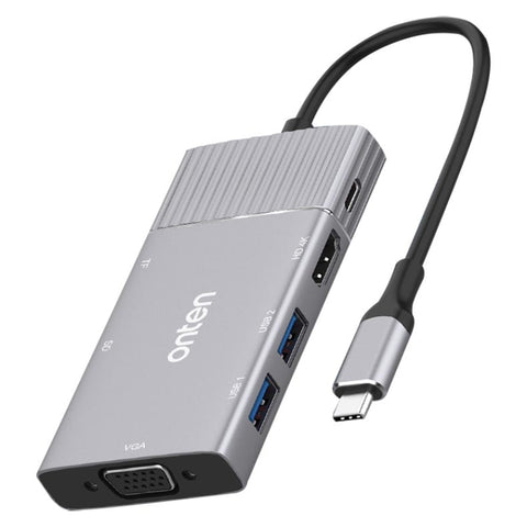 HUB Multifunzionale Type-C Onten 95113: 8 in 1 USB 3.0, SD/TF, HDMI,