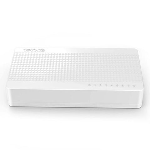 Tenda S108 Switch di rete Fast Ethernet 8 porte 10/100Mbps LAN HUB, Tenda SG108 8 Ports White