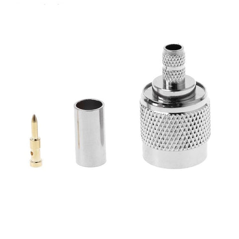 connettori-coassiali-rf-maschio-tnc-per-cavi-rg58-rg142-rg400-e - immagine 1