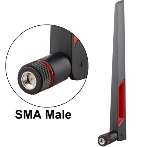 antenna-maschio-sma-wifi-2-4g-5g-12dbi-per-rete-router-12dbi-sma - immagine 1