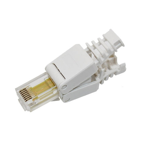 Spina modulare per connettore RJ-45 a crimpare senza attrezzi, versione corta UTP Cat6, Cat6