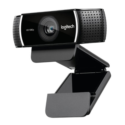 Webcam Logitech C922 HD 1080P con messa a fuoco automatica con 2 microfoni omnidirezionali