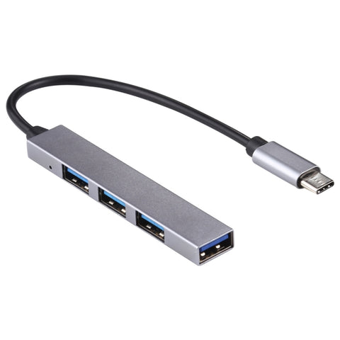 T-818 4 adattatori HUB da USB 3.0 a USB-C/Tipo-C, T-818