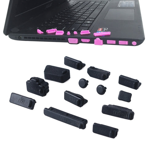 Tappi antipolvere universali in silicone 13 in 1 per laptop