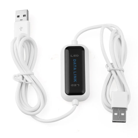 cavo-usb-ad-alta-velocita-da-pc-a-pc-per-condivisione-dati-online-net-direct-file-transfer-bridge-lunghezza-175-m - immagine 1