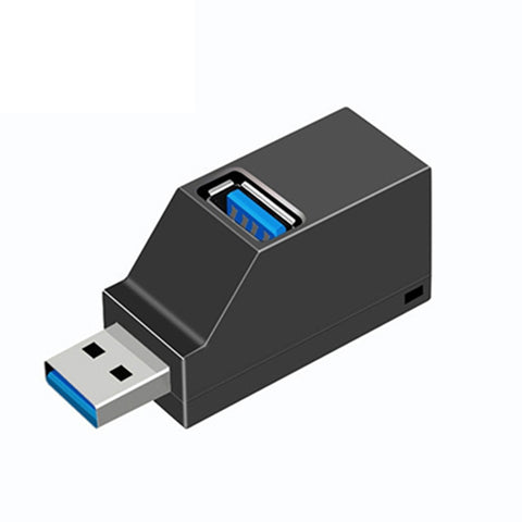 Mini Hub USB 3.0 con 2 porte USB 2.0 e cordino
