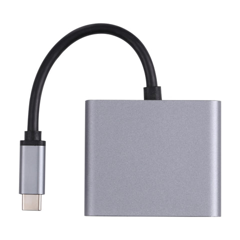 adattatore-usb-c-2-in-1-con-2-porte-hdtv - immagine 2