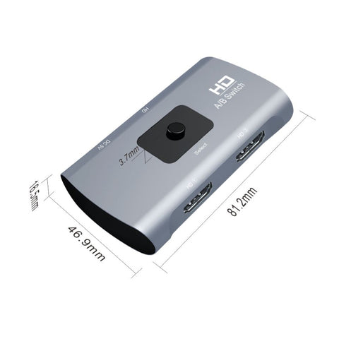 Switcher HD bidirezionale Z56 HD femmina x 2 a USB-C / Type-C + HD femmina, Z56