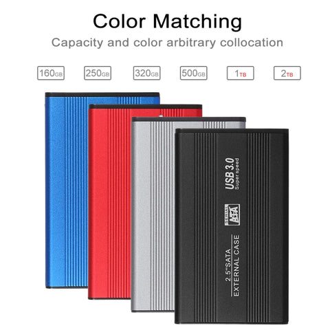 Disco rigido mobile Richwell SATA R2-SATA-160GB 160 GB 2,5 pollici USB 3.0 con interfaccia Super Speed, 160GB