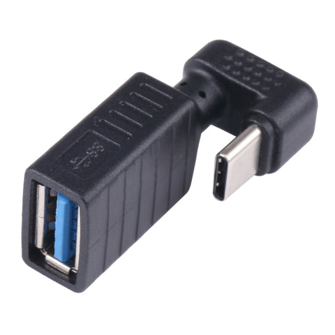 adattatore-otg-usb-c-maschio-a-usb-3-0-femmina-a-gomito-a-forma-di-u - immagine 2