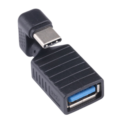 adattatore-otg-usb-c-maschio-a-usb-3-0-femmina-a-gomito-a-forma-di-u - immagine 1