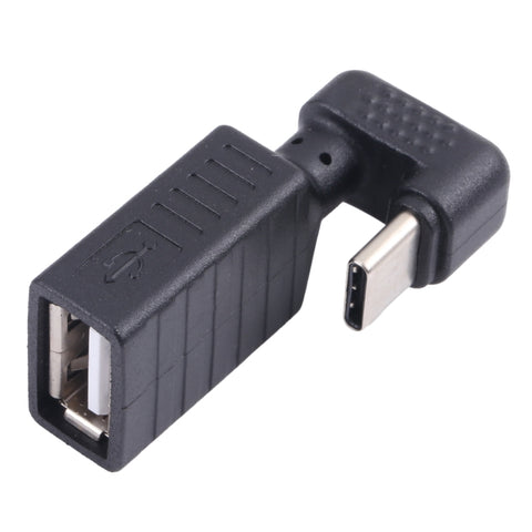 adattatore-otg-usb-c-maschio-a-usb-2-0-femmina-a-gomito-a-forma-di-u - immagine 2