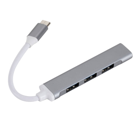 c809-adattatore-hub-splitter-multifunzione-da-usb-3-0-x-1-usb-2-0-x-3-a-usb-c-type-c-c809 - immagine 2