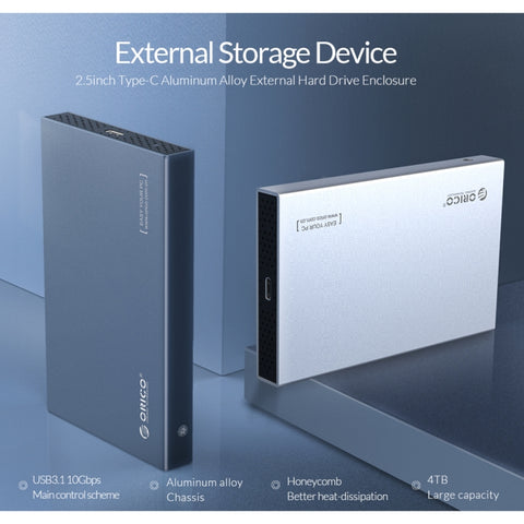 Custodia ORICO 2518C3-G2 per disco rigido 2,5" SATA a USB 3.1 Gen 2,