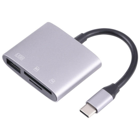 adattatore-otg-3-in-1-usb-c-con-lettore-di-schede-sd-tf-nk-3041 - immagine 2