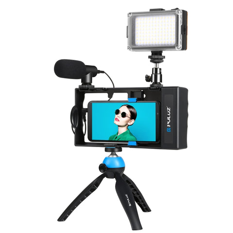 Kit Vlogging 4 in 1 PULUZ con Luce LED e Attrezzatura Video
