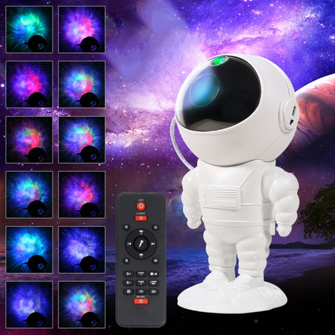 Lampada Proiettore Cielo Stellato Astronauta 5W - Luce Notturna USB,