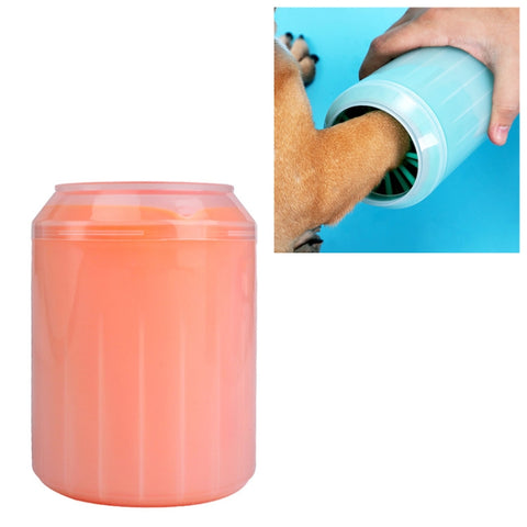 Strumento per la pulizia della tazza per la pulizia del piede del cane del gatto dell'animale domestico, tazza di lavaggio in silicone, dimensioni: 15,5x9,5x9,5 cm, Size: Large, Size: 15.5x9.5x9.5cm