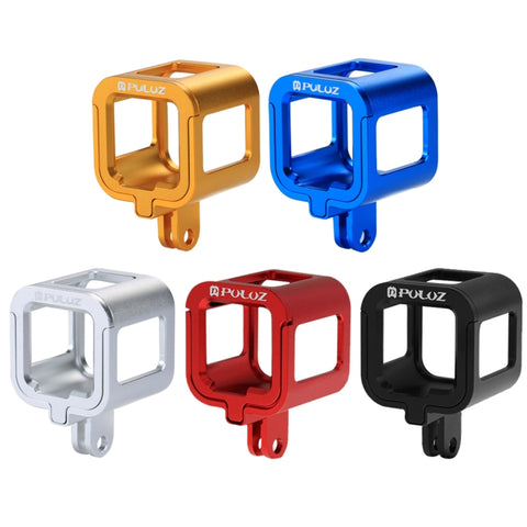 PULUZ Guscio alloggiamento Gabbia protettiva in lega di alluminio CNC con telaio assicurativo per GoPro HERO5 Session /HERO4 Session /HERO Session, For HERO5 Session with Frame UK Stock, For HERO4 Session UK Stock, For HERO5 Session with Frame US Stock