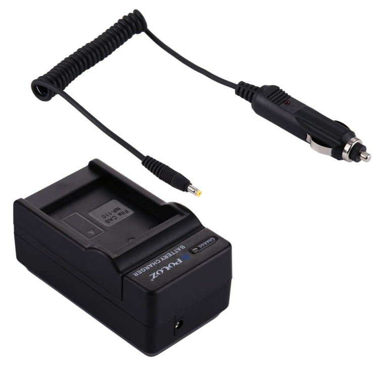 caricabatteria-da-auto-per-batteria-per-fotocamera-digitale-puluz-per-batteria-casio-np-110-np-110-car-charger - immagine 6