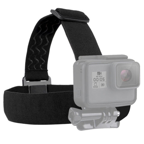 PULUZ Cintura di montaggio elastica Cinghia per la testa regolabile per GoPro, Insta360 ONE R, DJI Osmo Action e altre action camera, Head Strap