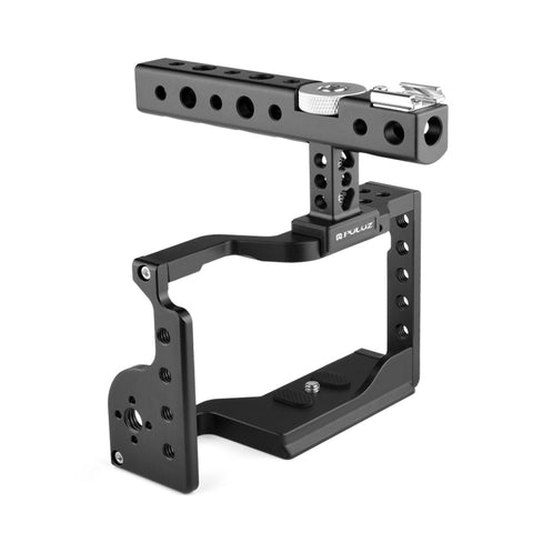 Stabilizzatore gabbia videocamera PULUZ con maniglia per Sony A6600 / ILCE-6600, For Sony A6600
