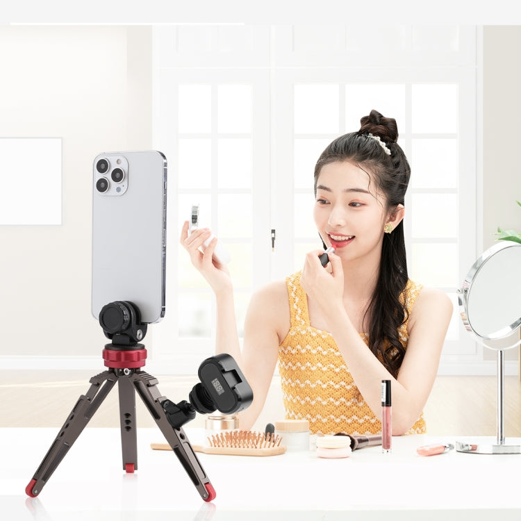 PULUZ Adattatore per testa a sfera per treppiede in metallo con vite esterna da 1/4 di pollice con blocco della manopola, 1/4 inch Outer Screw