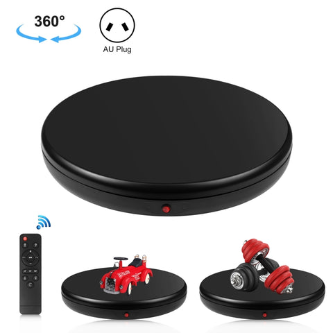 PULUZ Espositore per giradischi rotante con regolazione della velocità da 45 cm, nero, carico 100 kg, 45cm Load 100kg Black AU Plug, 45cm Load 100kg Black EU Plug, 45cm Load 100kg Black UK Plug, 45cm Load 100kg Black US Plug