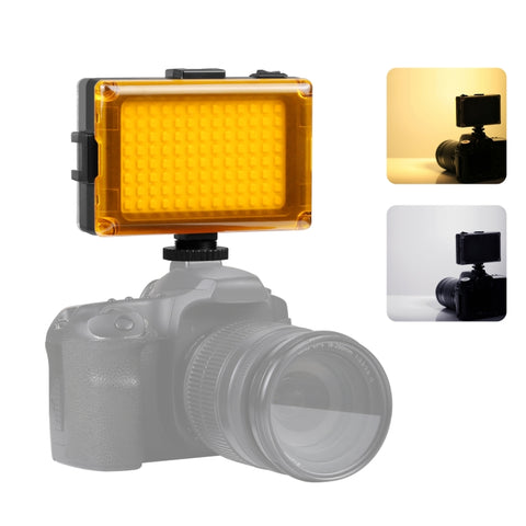 PULUZ Pocket 96 LED 860LM Luce professionale per vlogging, fotografia, video e studio fotografico con filtri magnetici bianchi e arancioni, pannello luminoso per fotocamere Canon, Nikon, DSLR, 96 LED (AE), 104 LED