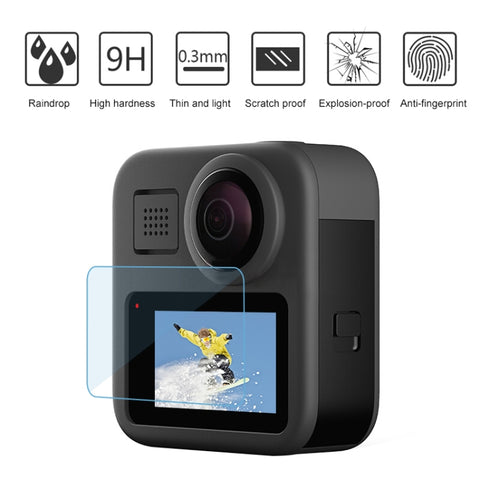 Pellicola in Vetro Temperato 9H per GoPro Max - 2 Pezzi, Protezione