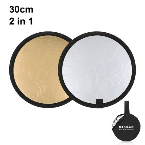 Pannello Riflettente PULUZ 2 in 1 Argento/Oro da 30 cm per Studio