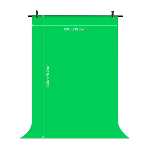 PULUZ 1x2m Kit staffa traversa per fondale per studio fotografico a forma di T, supporto per sfondo con clip, 1 x 2m Bracket Kit