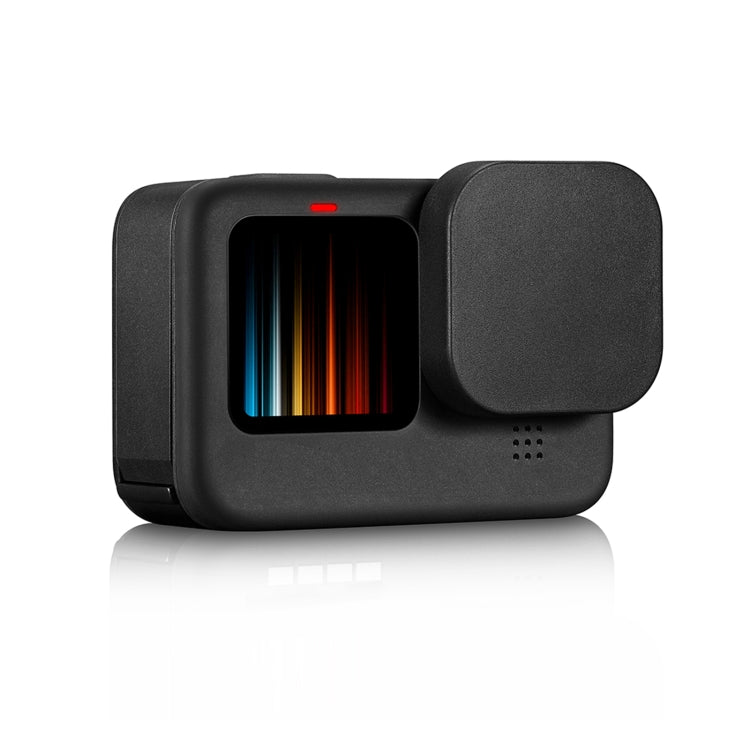 PULUZ per GoPro HERO12 Nero/11 Nero/10 Nero/9 Nero Morbido TPU Gomma resistente ai graffi Copriobiettivo protettivo, For GoPro HERO12 Black Lens Cap