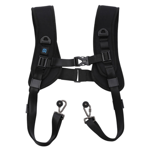 PULUZ Imbracatura a doppia spalla a sgancio rapido Cintura in schiuma di decompressione con imbottitura morbida per fotocamere digitali DSLR, Double Shoulder(AE), Double Shoulder