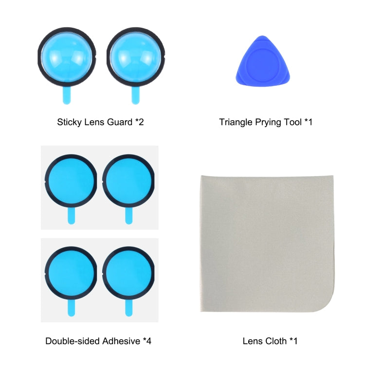 Per Insta360 X3 PULUZ Copriobiettivo Protezione per PC, Lens Guard PC Cover