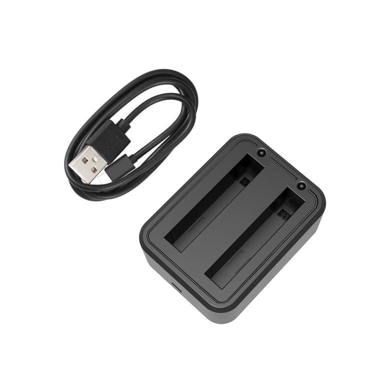 Per Insta360 X3 PULUZ USB Caricabatterie doppio con indicatore luminoso, Battery Charger