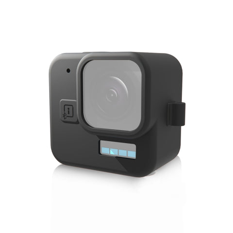 Per GoPro Hero11 Custodia protettiva in silicone Mini PULUZ nera, For GoPro Hero11 Black Mini PULUZ