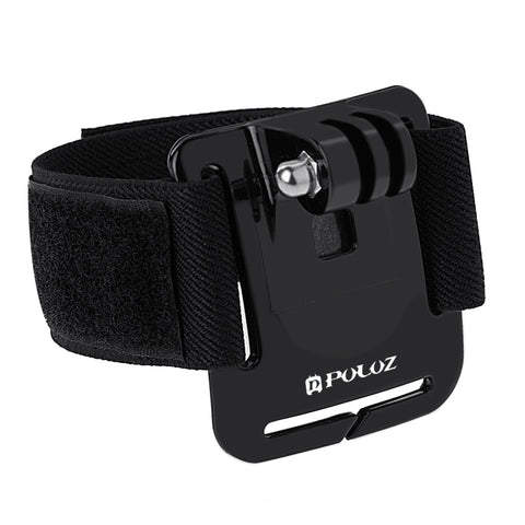 PULUZ Supporto per cinturino da polso regolabile per GoPro Hero11 Black / HERO10 Black / HERO9 Black / HERO8 Black / HERO7 /6 /5 /5 Session /4 Session /4 /3+ /3 /2 /1, Insta360 ONE R, DJI Osmo Action eAltre action camera, lunghezza cinturino: 28,5 cm