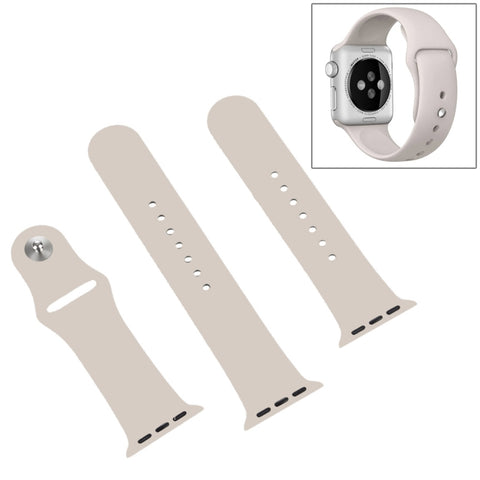 Per Apple Watch Ultra 49 mm / Serie 8 e 7 45 mm / SE 2 e 6 e SE e 5 e 4 44 mm / 3 e 2 e 1 42 mm Cinturino sportivo in gomma ordinario e più lungo ad alte prestazioni con chiusura Pin-and-tuck