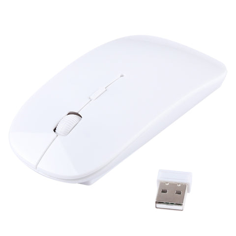 Mouse wireless ottico laser ultrasottile 2,4 GHz con mini ricevitore