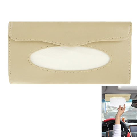 Scatola dispenser in pelle PU per carta velina da auto, per aletta