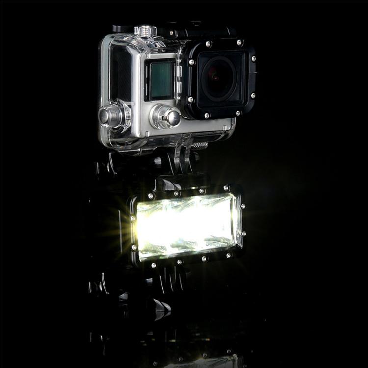Luce Video Impermeabile SupTig 30M 300LM per GoPro e Altre Action