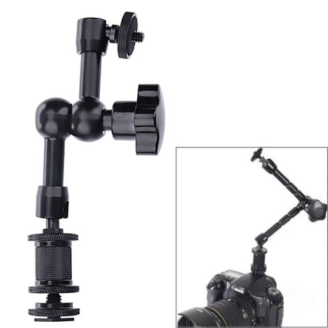braccio-magico-articolato-con-attrito-regolabile-da-7-pollici-per-monitor-lcd-dslr-7-inch-magic-arm - immagine 2