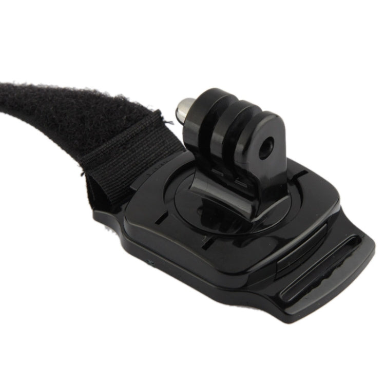 Supporto per cinturino da polso per fotocamera con rotazione di 360 gradi per GoPro